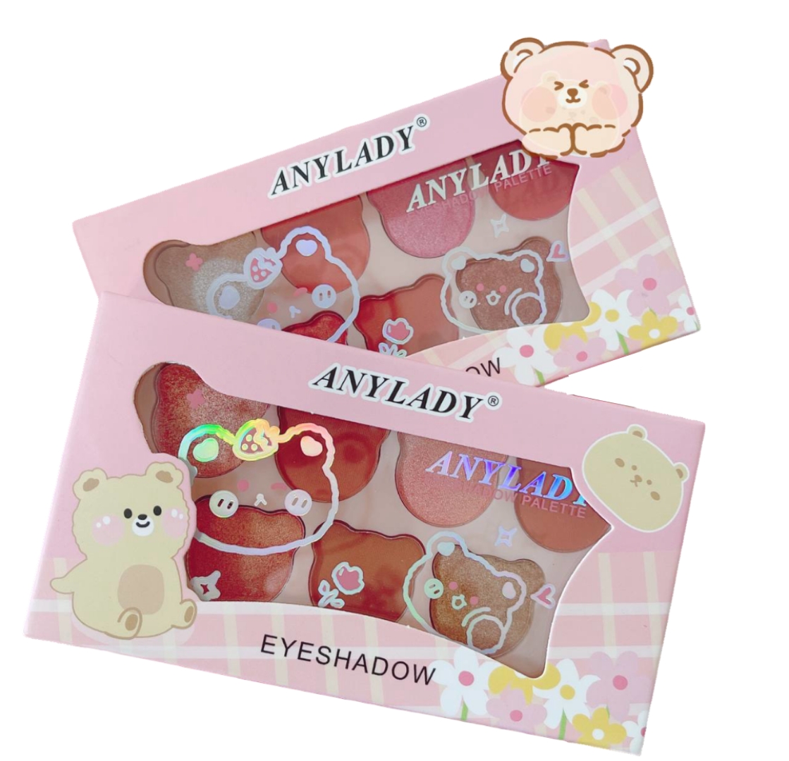 پالت 7 رنگ هایلایتر و سایه خرسی انی لیدی